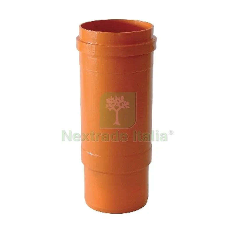 Giunto di Dilatazione in PVC Arancio con Guarnizione al Labbro Diam. 50 — Guarnizioni e tenute — rif. FERX.DIA362-GD-050