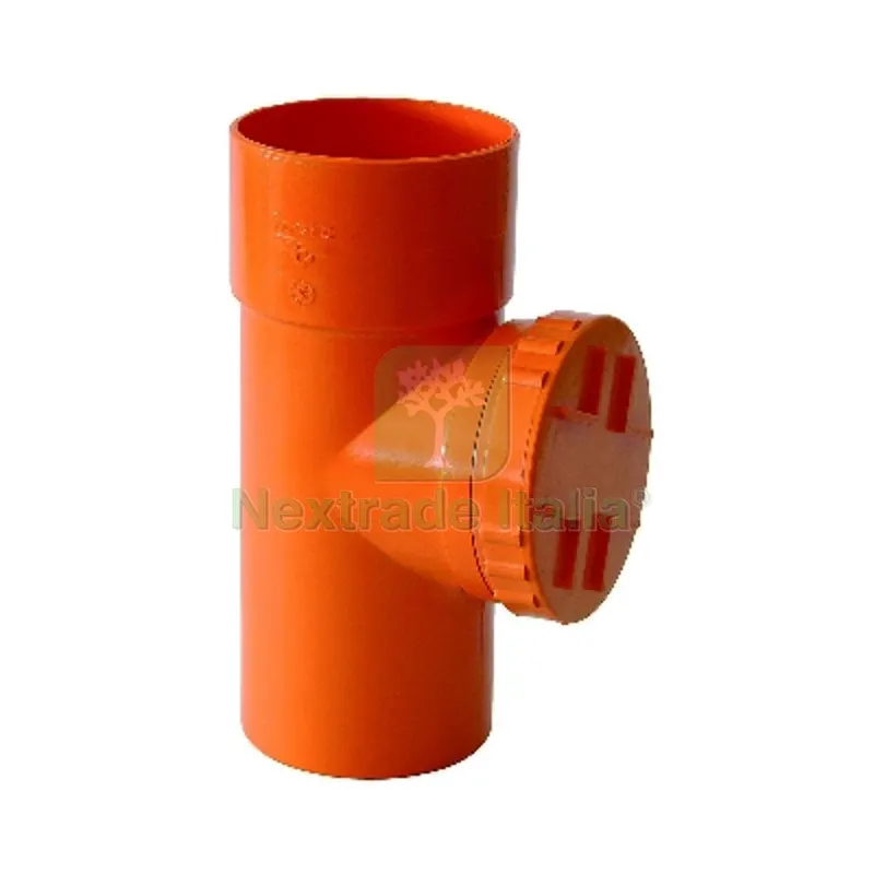 ISPEZIONE LINEARE PVC ARANCIO Diam. 125 — Irrigazione — rif. FERX.DIA362-IL-125 ISPEZIONE LINEARE PVC ARANCIO Diam. 125 — Irrigazione — rif. FERX.DIA362-IL-125