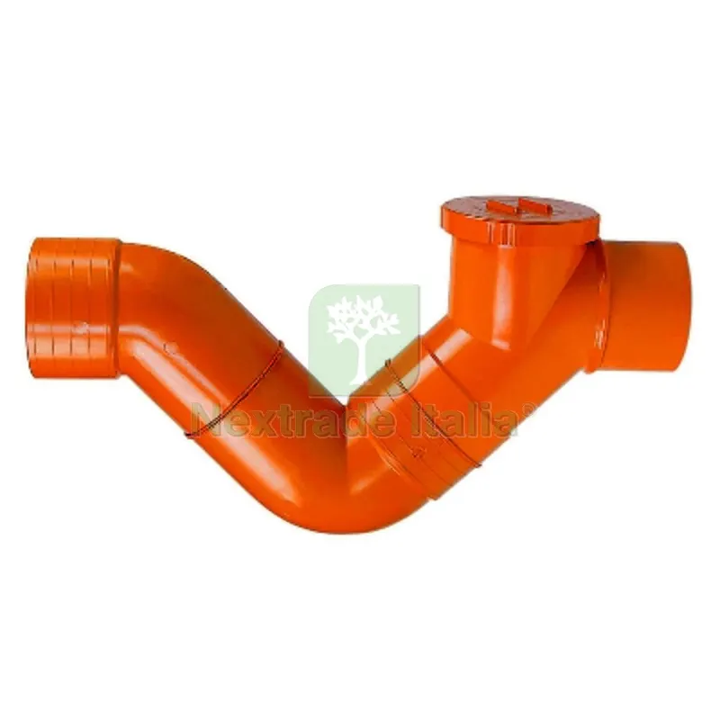 SIFONE FIRENZE ORIZZONTALE 1 TAPPO Diam. 100 — Scarichi e sifoni — rif. FERX.DIA362-SFO1-100