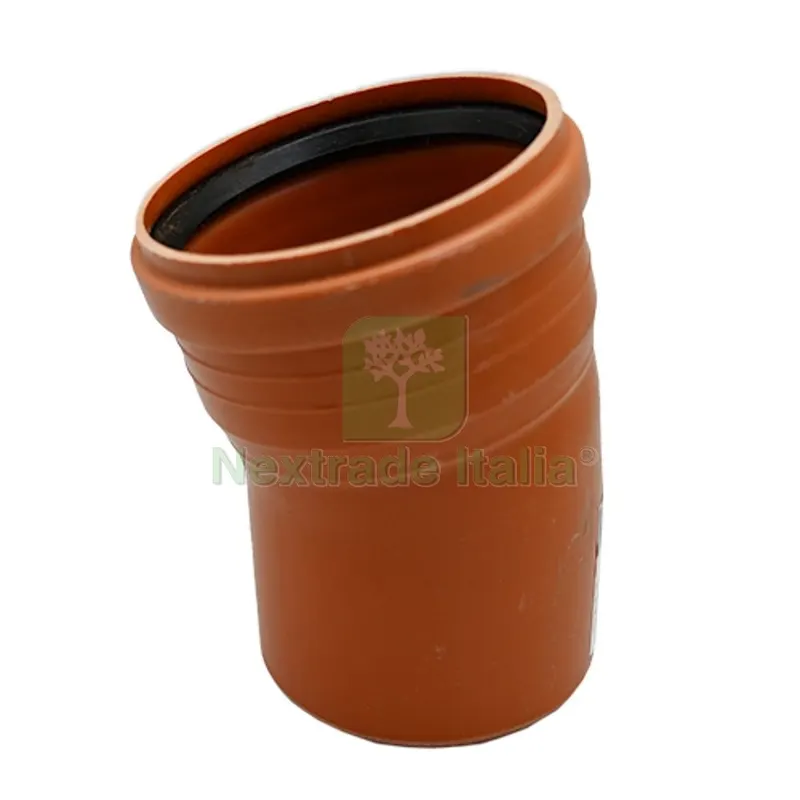 CURVA RAL 8023 45° Diam. 100 — Tubi e raccordi — rif. FERX.DIA362-XCA-45100