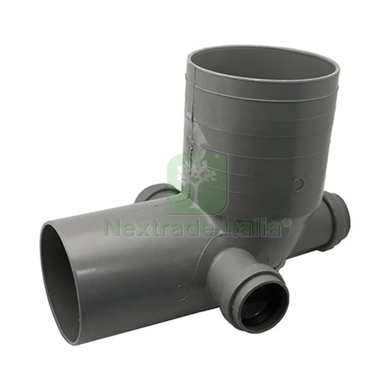 CURVA WC D.100 3 ATTACCHI Diam. 40 Destro/Sinistro/Poste — Tubi e raccordi — rif. FERX.DIA362-XWC3-DSP40