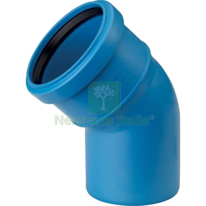 CURVA TRI-PLUS 45° VALSIR Diam. 110 45° — Tubi e raccordi — rif. FERX.DIA363-T05-650455