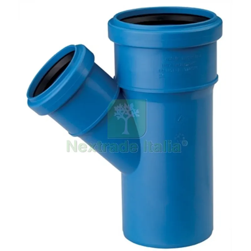 BRAGA TRI-PLUS RIDOTTA 45° VALSIR Diam. 90/50 45° — Tubi e raccordi — rif. FERX.DIA363-T10-650581 BRAGA TRI-PLUS RIDOTTA 45° VALSIR Diam. 90/50 45° — Tubi e raccordi — rif. FERX.DIA363-T10-650581