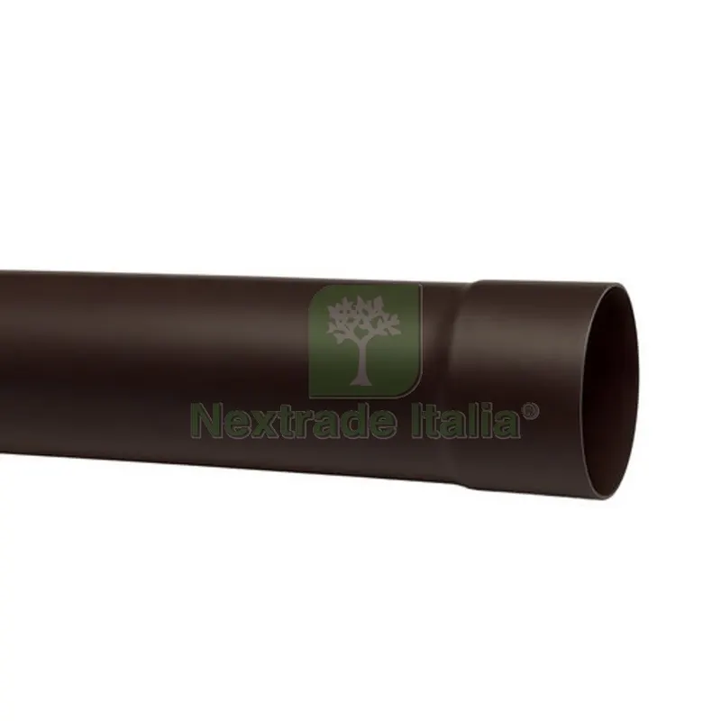 TUBO PLUVIALE COLORE MARRONE Diam. 80 lungh. 2000 Marrone — Tubi e raccordi — rif. FERX.DIA364-1101-0802000 TUBO PLUVIALE COLORE MARRONE Diam. 80 lungh. 2000 Marrone — Tubi e raccordi — rif. FERX.DIA364-1101-0802000