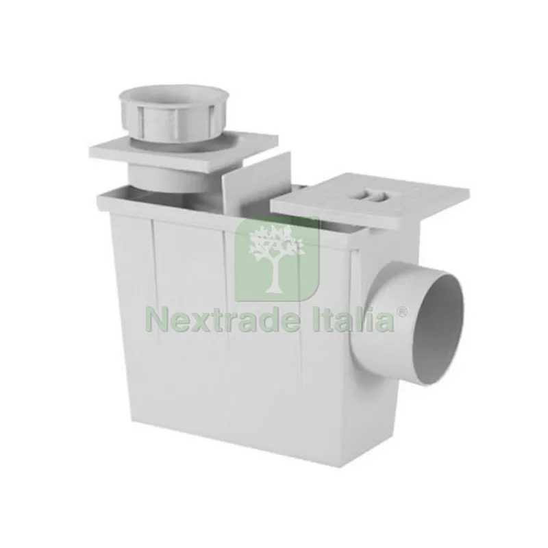 POZZETTO PLUVIALE IN PVC Diam.100 — Scarichi e sifoni — rif. FERX.DIA364-200-100