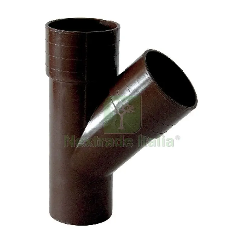 DERIVAZIONE PLUVIALE 45° Diam. 100 - Marrone — Pompe — rif. FERX.DIA364-B-100M DERIVAZIONE PLUVIALE 45° Diam. 100 - Marrone — Pompe — rif. FERX.DIA364-B-100M
