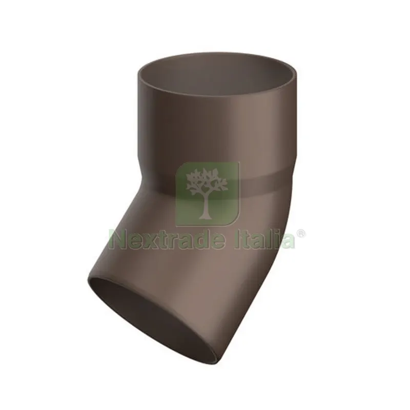 CURVA PLUVIALE 45° Diam. 100 Ramata — Tubi e raccordi — rif. FERX.DIA364-TCL45-100R CURVA PLUVIALE 45° Diam. 100 Ramata — Tubi e raccordi — rif. FERX.DIA364-TCL45-100R