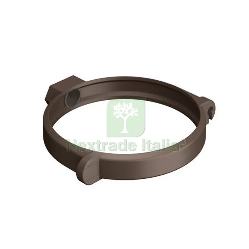 COLLARINO PER TUBO PLUVIALE Diam. 80 Marrone — Fascette e collari — rif. FERX.DIA364-TCNM-080M COLLARINO PER TUBO PLUVIALE Diam. 80 Marrone — Fascette e collari — rif. FERX.DIA364-TCNM-080M