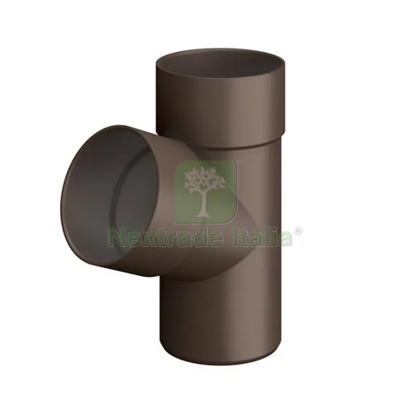 BRAGA SEMPLICE 67°30 PER TUBO PLUVIALE Diam. 80 Ramata — Tubi e raccordi — rif. FERX.DIA364-TDL67-080R
