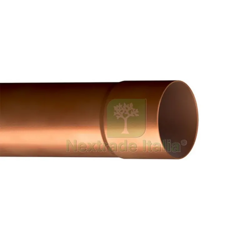 TUBO PLUVIALE Diam. 100 L. 1000 Ramato — Tubi e raccordi — rif. FERX.DIA364-TTRT-100100R
