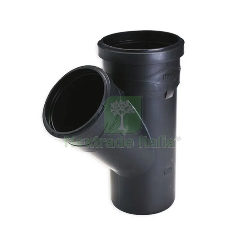 BRAGA PPR BLACK ULTRA SILENT 45° DN 32/32 45° — Casalinghi e organizzazione — rif. FERX.DIA365-BBR45-032