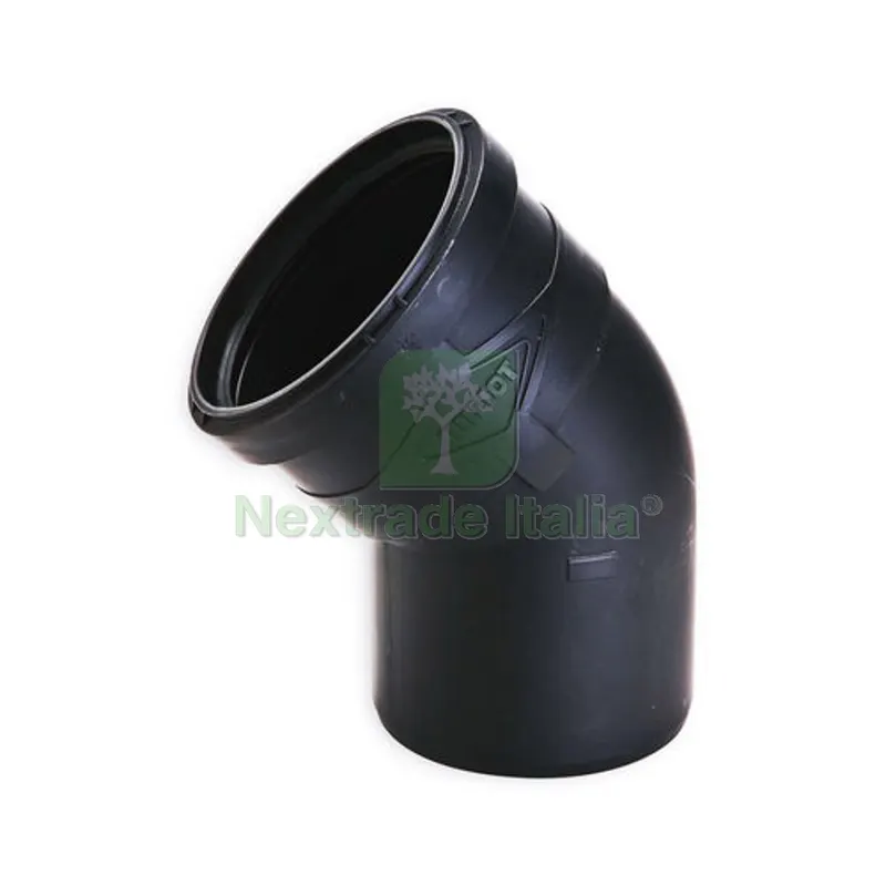 CURVA IN PPR BLACK ULTRA SILENT DN 40 45° — Tubi e raccordi — rif. FERX.DIA365-BCV-04045 CURVA IN PPR BLACK ULTRA SILENT DN 40 45° — Tubi e raccordi — rif. FERX.DIA365-BCV-04045