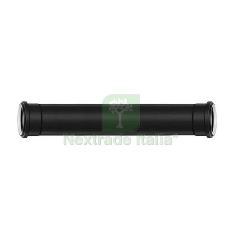 TUBO 2 BICCHIERI PPR BLACK ULTRA SILENT DN 75 500 — Tubi e raccordi — rif. FERX.DIA365-BT2-0750500