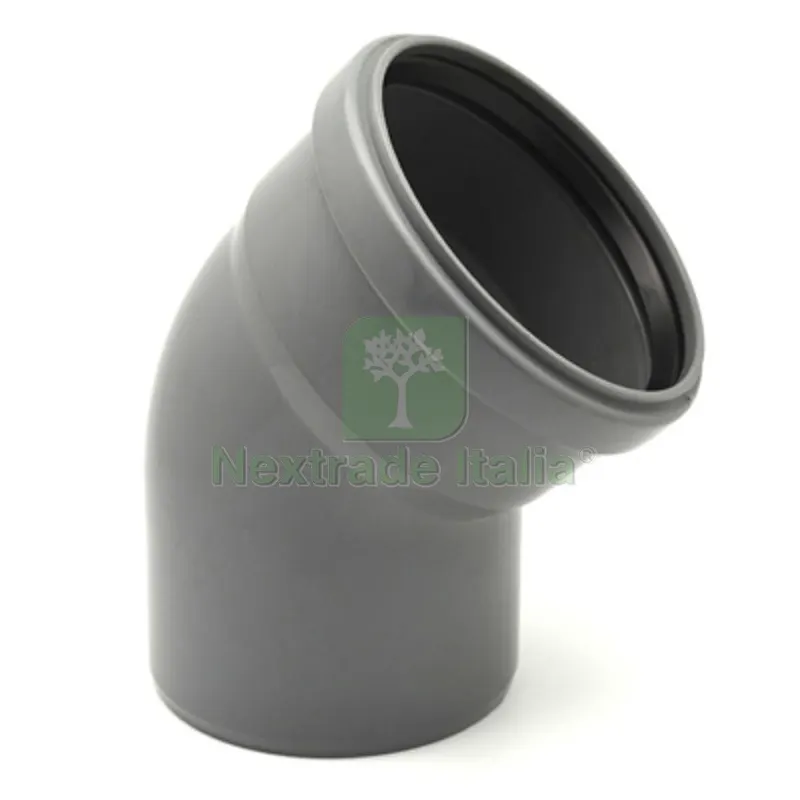 CURVA IK HTB 45° Diam. 125 45° — Tubi e raccordi — rif. FERX.DIA365-DC45-12545