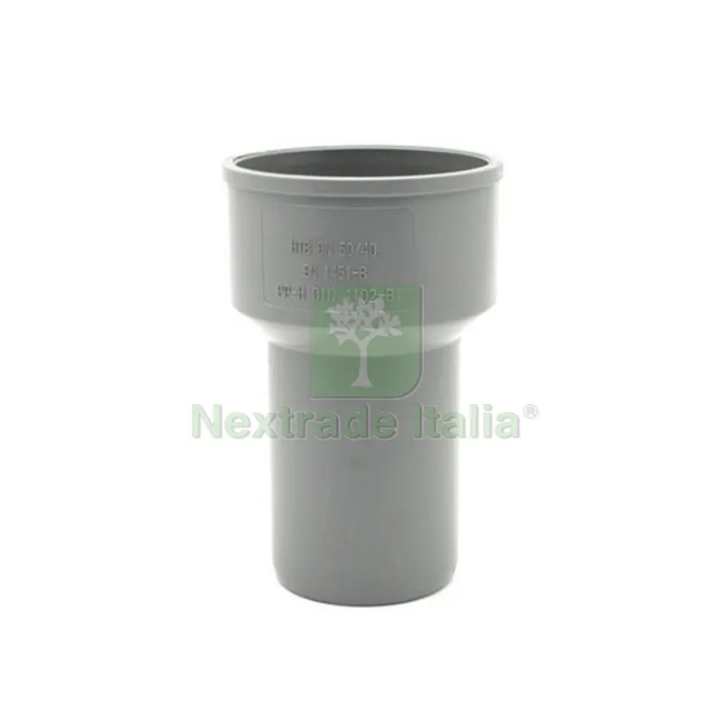 RACCORDO DIRITTO IK SENZA MORSETTO HTS Diam. 40/50 — Tubi e raccordi — rif. FERX.DIA365-DRT-040050