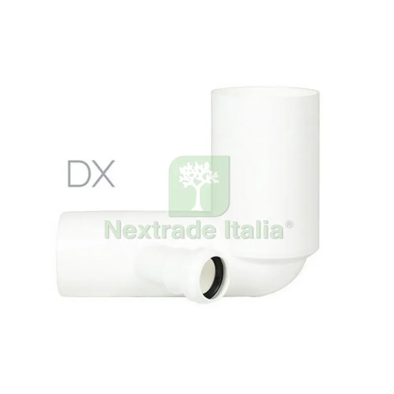 CURVA WC 1 USCITA Diam. 90/40 uscita dx — Tubi e raccordi — rif. FERX.DIA365-PCUV1-090040D CURVA WC 1 USCITA Diam. 90/40 uscita dx — Tubi e raccordi — rif. FERX.DIA365-PCUV1-090040D