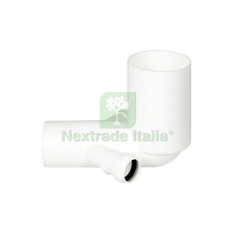 CURVA WC 2 USCITE Diam. 90/40 — Tubi e raccordi — rif. FERX.DIA365-PCUV2-090040 CURVA WC 2 USCITE Diam. 90/40 — Tubi e raccordi — rif. FERX.DIA365-PCUV2-090040