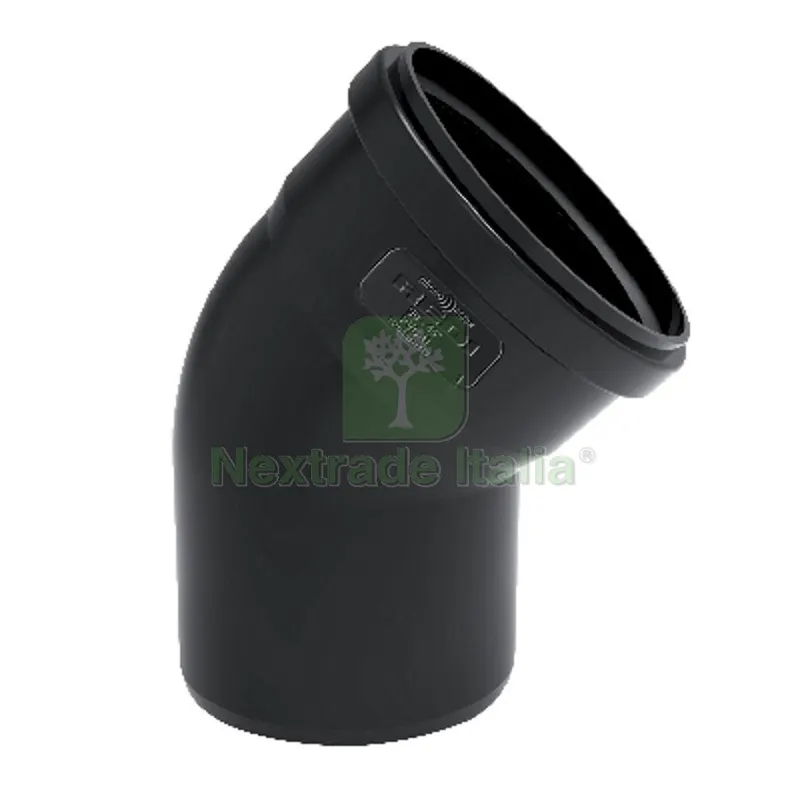 CURVA PHONO BLACK 15° MF Diam. 90 mm — Tubi e raccordi — rif. FERX.DIA365-R1C15-090 CURVA PHONO BLACK 15° MF Diam. 90 mm — Tubi e raccordi — rif. FERX.DIA365-R1C15-090