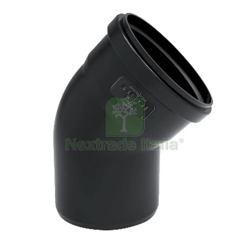 CURVA PHONO BLACK 30° MF Diam. 110 mm — Tubi e raccordi — rif. FERX.DIA365-R1C30-110 CURVA PHONO BLACK 30° MF Diam. 110 mm — Tubi e raccordi — rif. FERX.DIA365-R1C30-110