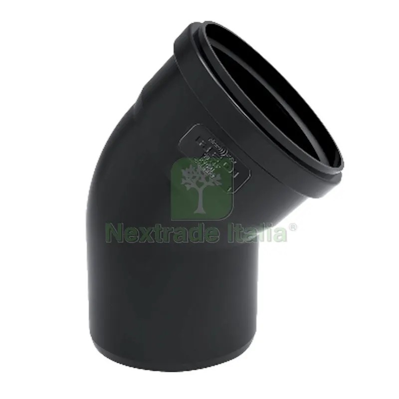 CURVA PHONO BLACK 87° MF Diam. 40 mm — Tubi e raccordi — rif. FERX.DIA365-R1C87-040 CURVA PHONO BLACK 87° MF Diam. 40 mm — Tubi e raccordi — rif. FERX.DIA365-R1C87-040