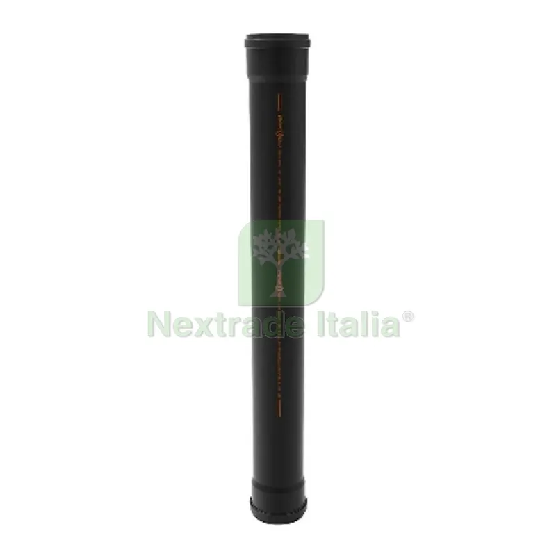 TUBO PHONO BLACK 2 BICCHIERE Diam. 125 lungh. 1000 — Casalinghi e organizzazione — rif. FERX.DIA365-R1T2B-125100 TUBO PHONO BLACK 2 BICCHIERE Diam. 125 lungh. 1000 — Casalinghi e organizzazione — rif. FERX.DIA365-R1T2B-125100
