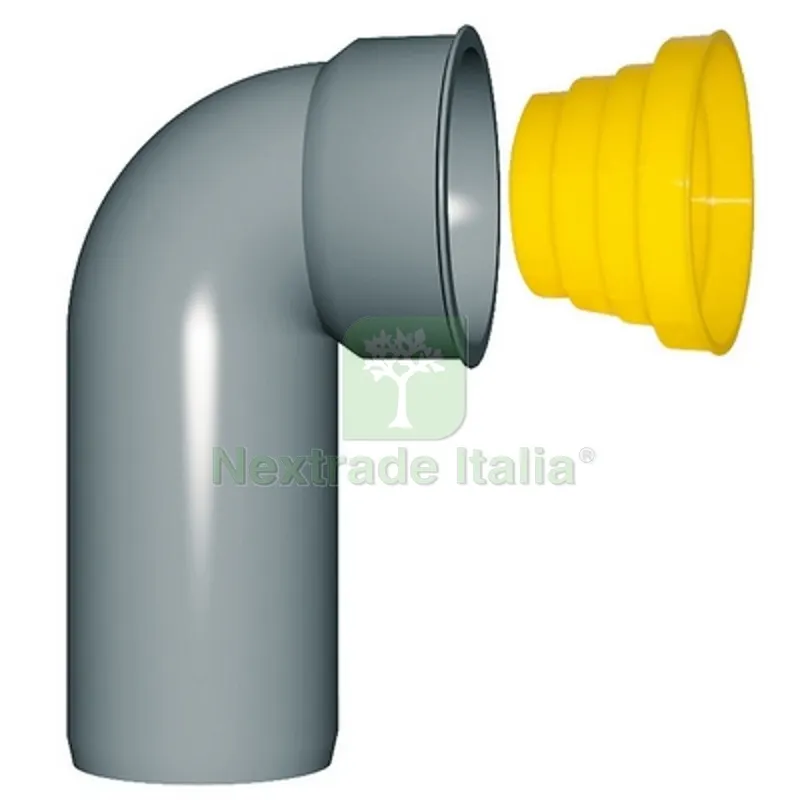 Curva Tecnica con Tappo Protezione Diam. 32/46 — Tubi e raccordi — rif. FERX.DIA365-RCT-032