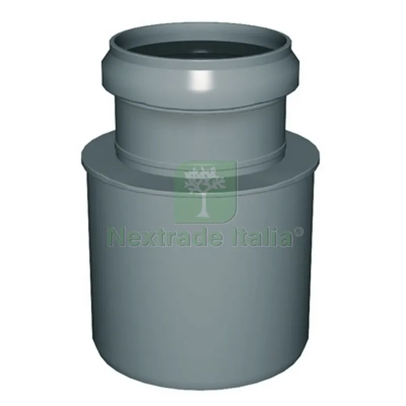 RACCORDO DI PASSAGGIO PVC-PP (AUM.) Diam. 75/100 — Tubi e raccordi — rif. FERX.DIA365-RPVP-075100 RACCORDO DI PASSAGGIO PVC-PP (AUM.) Diam. 75/100 — Tubi e raccordi — rif. FERX.DIA365-RPVP-075100