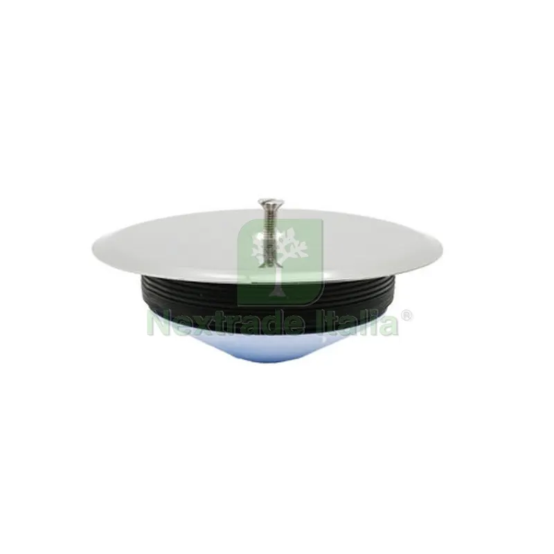 TAPPO PER POZZETTO A PAVIMENTO CON PIATTELLO INOX Diam. 100 — Scarichi e sifoni — rif. FERX.DIA365-RTPP TAPPO PER POZZETTO A PAVIMENTO CON PIATTELLO INOX Diam. 100 — Scarichi e sifoni — rif. FERX.DIA365-RTPP
