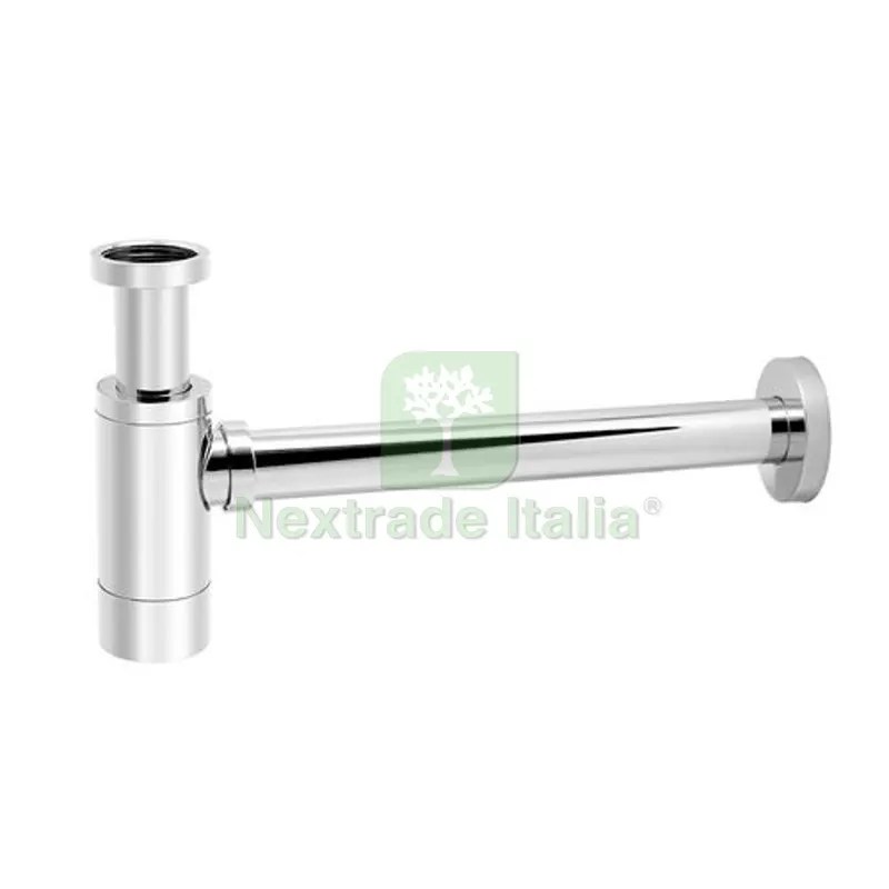 Sifone di Scarico Telescopico a Bottiglia BOB Light Tondo 1"1/4 Cromo — Scarichi e sifoni — rif. FERX.DIA370-2042L-07