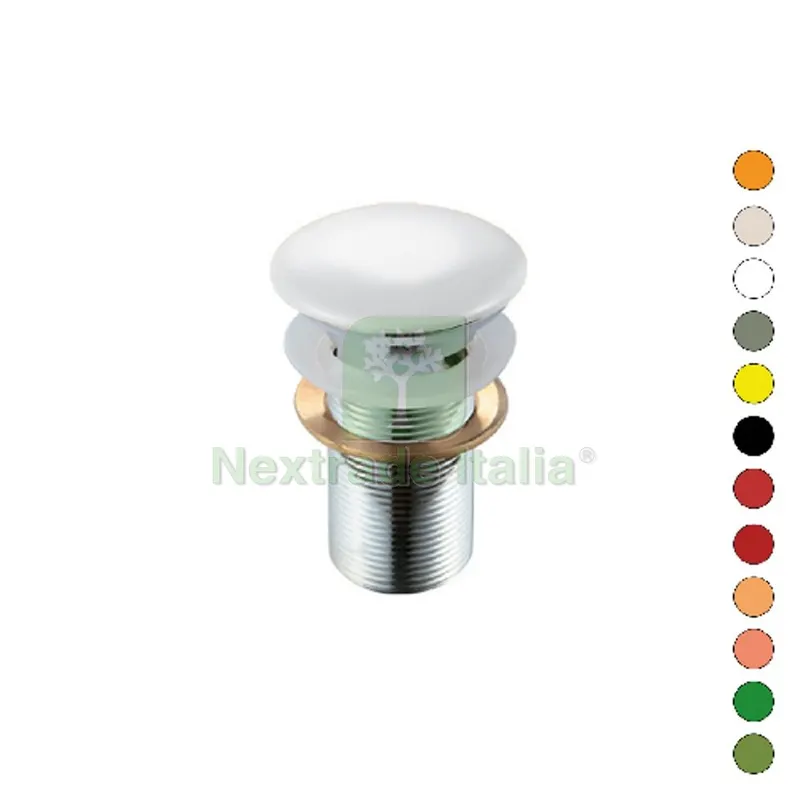 PILETTA CLICK-CLACK LAVABO "FANCY" SENZA TROPPO PIENO Salmone — Scarichi e sifoni — rif. FERX.DIA370-24110-SL PILETTA CLICK-CLACK LAVABO "FANCY" SENZA TROPPO PIENO Salmone — Scarichi e sifoni — rif. FERX.DIA370-24110-SL