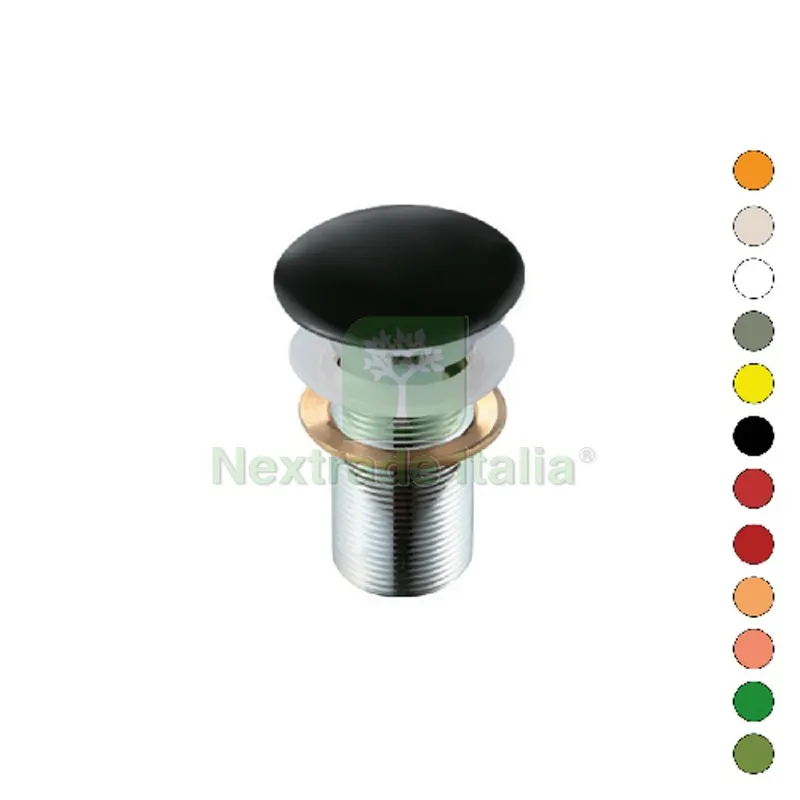 PILETTA CLICK-CLACK LAVABO "FANCY" CON TROPPO PIENO Sabbia — Scarichi e sifoni — rif. FERX.DIA370-24111-SB PILETTA CLICK-CLACK LAVABO "FANCY" CON TROPPO PIENO Sabbia — Scarichi e sifoni — rif. FERX.DIA370-24111-SB