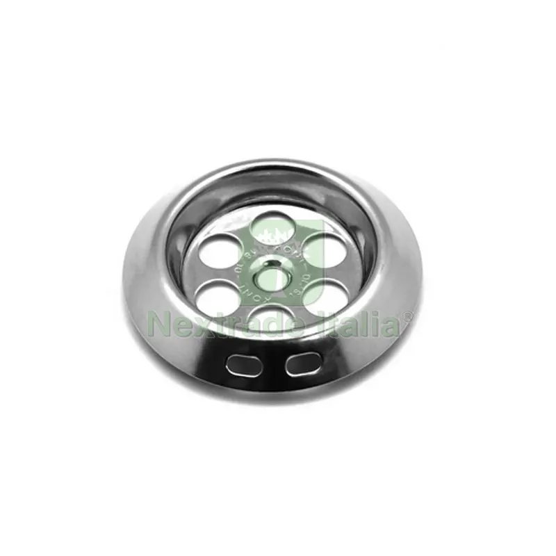 GRIGLIA TROPPOPIENO PORTA TAPPO D. 65 — Scarichi e sifoni — rif. FERX.DIA370-H123-65