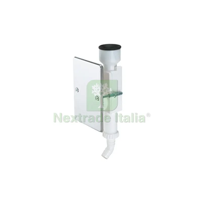 Sifone Scarico Condensa AD Incasso Piastra Inox 1" x 46 — Scarichi e sifoni — rif. FERX.DIA370-N121