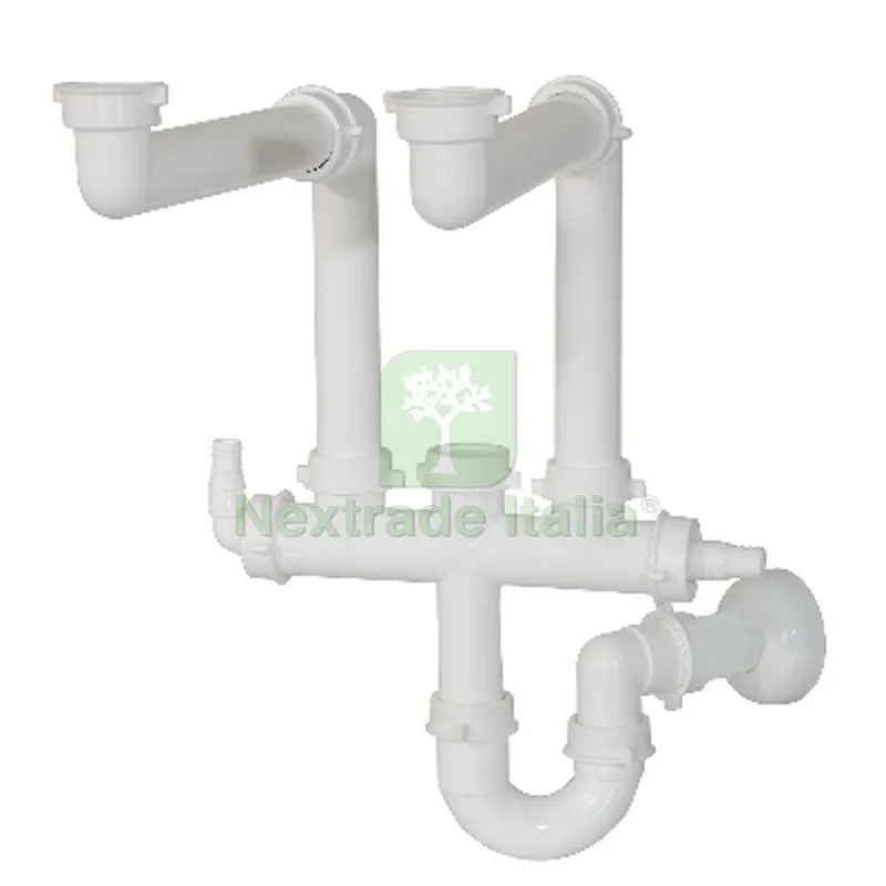 SIFONE UNIVERSAL 2 VIE "CREA SPAZIO" PER LAVELLO 1"1/2 — Sanitari e ceramiche — rif. FERX.DIA370-N155P SIFONE UNIVERSAL 2 VIE "CREA SPAZIO" PER LAVELLO 1"1/2 — Sanitari e ceramiche — rif. FERX.DIA370-N155P