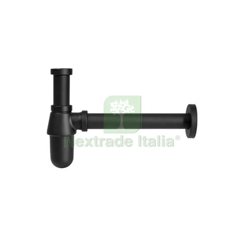 SIFONE A BOTTIGLIA IN OTTONE PER LAVABO 1"1/4 Nero opaco — Scarichi e sifoni — rif. FERX.DIA370-N529-07NO SIFONE A BOTTIGLIA IN OTTONE PER LAVABO 1"1/4 Nero opaco — Scarichi e sifoni — rif. FERX.DIA370-N529-07NO