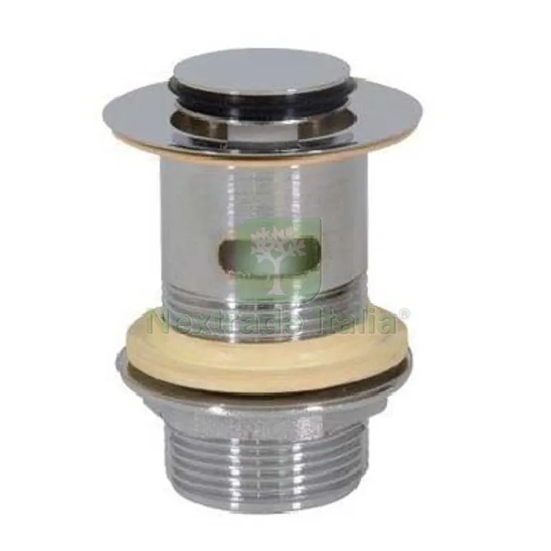 PILETTA OTTONE PER LAVABO CLICK-CLACK CON TROPPO PIENO 1"1/4 — Scarichi e sifoni — rif. FERX.DIA370-N566-07 PILETTA OTTONE PER LAVABO CLICK-CLACK CON TROPPO PIENO 1"1/4 — Scarichi e sifoni — rif. FERX.DIA370-N566-07