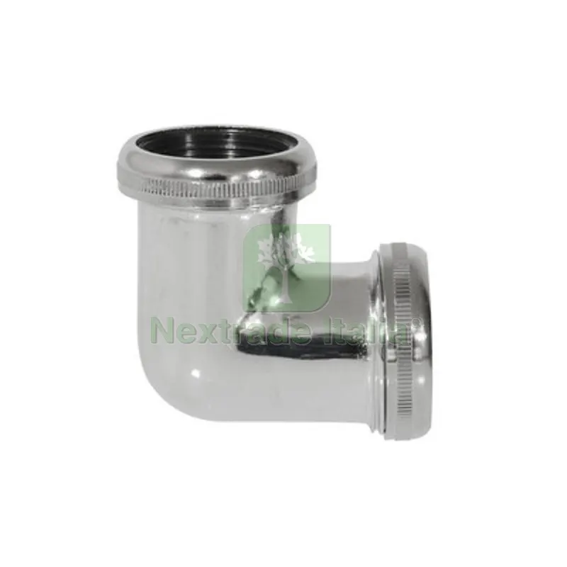 RACCORDO 90° CROMATO CON DUE GHIERE 1"1/4 x 32 — Tubi e raccordi — rif. FERX.DIA370-N580S-07 RACCORDO 90° CROMATO CON DUE GHIERE 1"1/4 x 32 — Tubi e raccordi — rif. FERX.DIA370-N580S-07