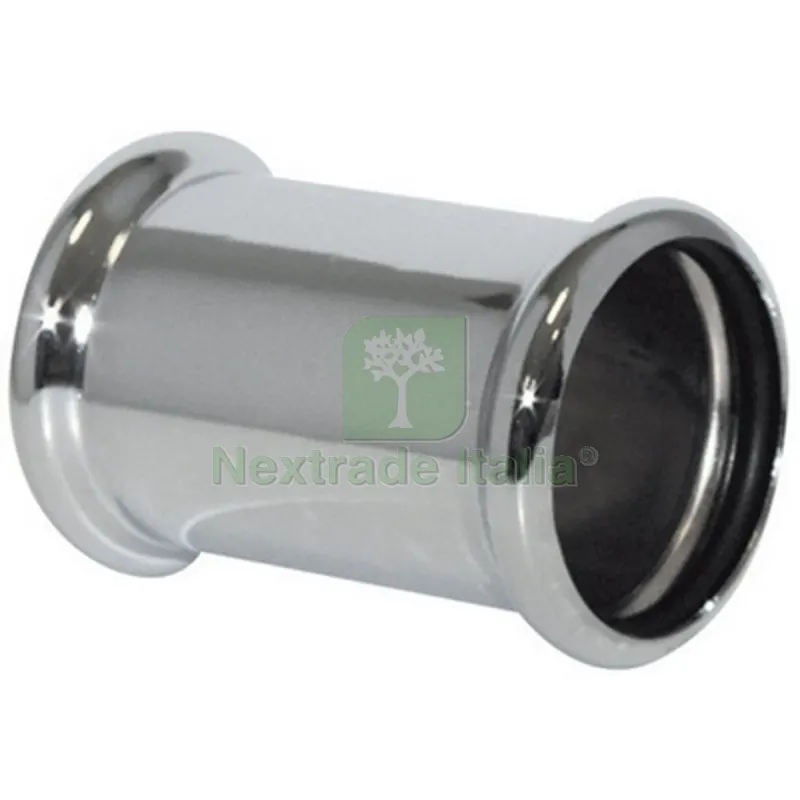 GIUNZIONE IN OTTONE CROMATO CON OR Diam. 30 — Tubi e raccordi — rif. FERX.DIA370-T102-1645 GIUNZIONE IN OTTONE CROMATO CON OR Diam. 30 — Tubi e raccordi — rif. FERX.DIA370-T102-1645