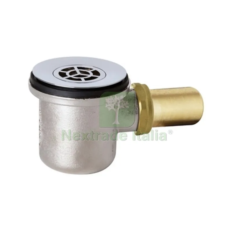 PILETTA PIATTO DOCCIA SCATOLATA CON CODOLO Diam. 80 x 1"1/4 senza codolo — Rubinetti e valvole — rif. FERX.DIA370-T61-0655