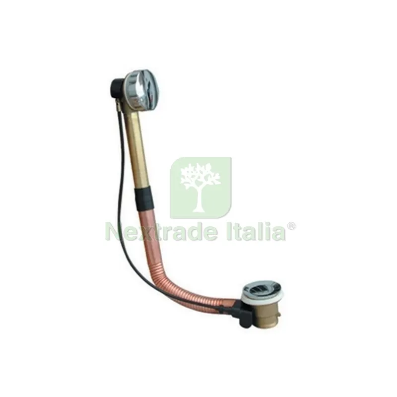 COLONNA SCARICO VASCA IN OTTONE SENZA DADO E CODOLO MOD. IMPEX - — Scarichi e sifoni — rif. FERX.DIA370-W261 COLONNA SCARICO VASCA IN OTTONE SENZA DADO E CODOLO MOD. IMPEX - — Scarichi e sifoni — rif. FERX.DIA370-W261