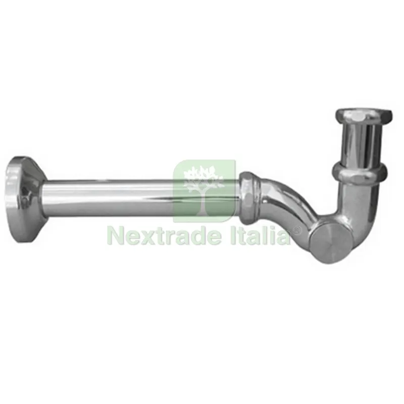 SIFONE AD S SENZA PILETTA CON CANNA DA CM.25 MODELLO LUX ESSE 1"1/4 — Scarichi e sifoni — rif. FERX.DIA370-X00-07