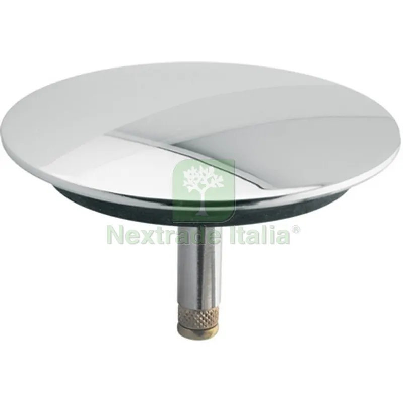 TAPPO SALTERELLO IN OTTONE CROMATO PER COLONNA VASCA Diam. 70 — Scarichi e sifoni — rif. FERX.DIA370-Z113