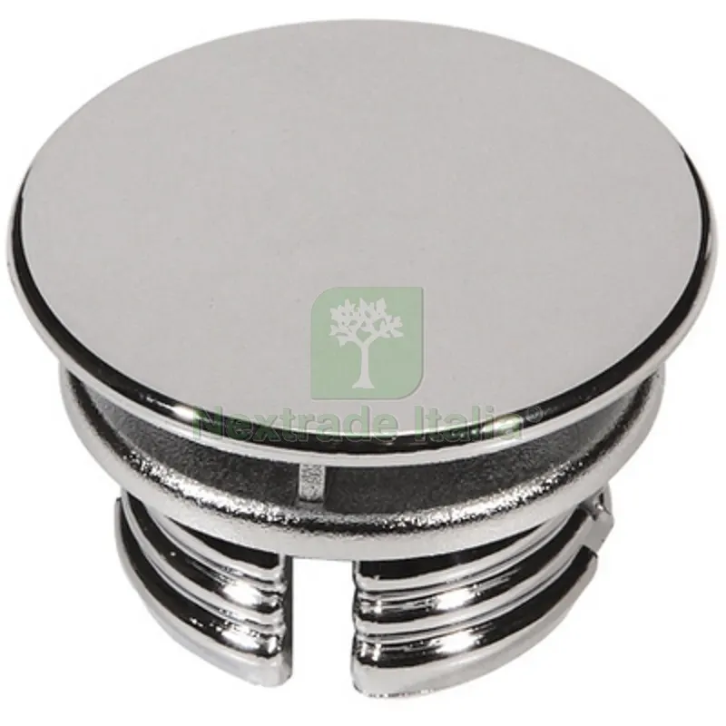 BORCHIA COPRIFORO IN ABS CROMATO Per foro Diam. 25 mm — Tubi e raccordi — rif. FERX.DIA371-11161