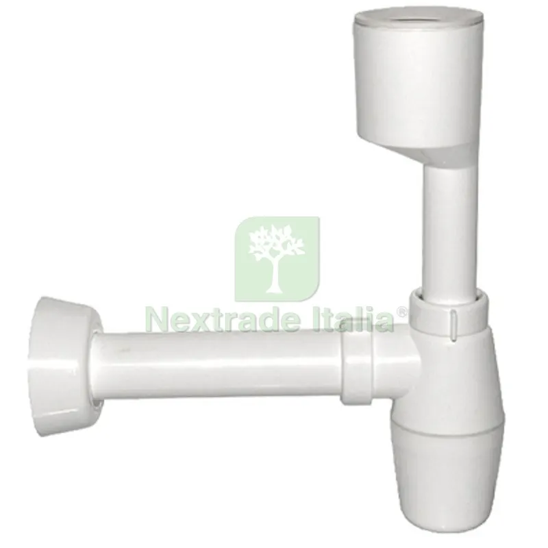 SIFONE A BOTTIGLIA PER ORINATOIO BIANCO 40 x 230 mm. — Scarichi e sifoni — rif. FERX.DIA371-340-40 SIFONE A BOTTIGLIA PER ORINATOIO BIANCO 40 x 230 mm. — Scarichi e sifoni — rif. FERX.DIA371-340-40