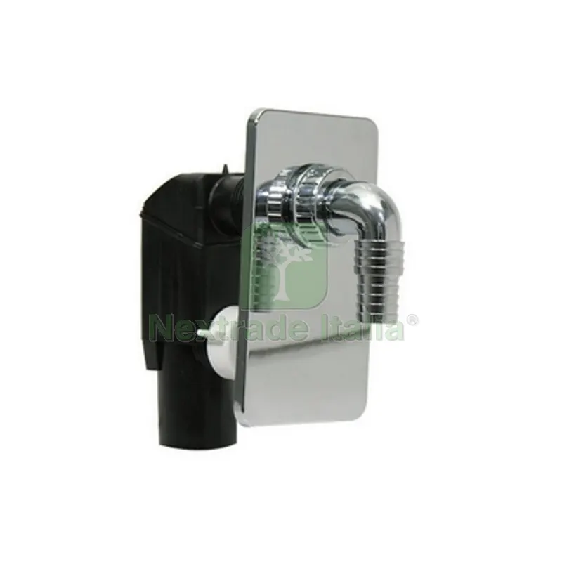 SIFONE INCASSO BONOMINI PER LAVATRICE CON PLACCA Placca Cromata — Scarichi e sifoni — rif. FERX.DIA371-350-CR SIFONE INCASSO BONOMINI PER LAVATRICE CON PLACCA Placca Cromata — Scarichi e sifoni — rif. FERX.DIA371-350-CR