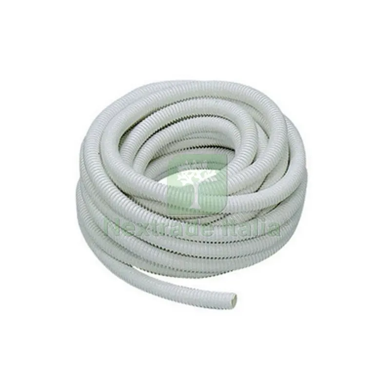 20MT TUBO IN PVC SPIRALATO FLESSIBILE BIANCO A MT. Diam. 40 — Tubi e raccordi — rif. FERX.DIA371-362-40 20MT TUBO IN PVC SPIRALATO FLESSIBILE BIANCO A MT. Diam. 40 — Tubi e raccordi — rif. FERX.DIA371-362-40