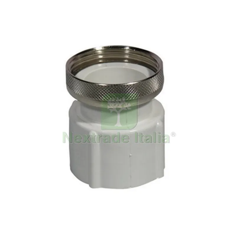 RACCORDO ABS BIANCO CON GHIERA IN OTTONE 1"1/4 x 32 — Tubi e raccordi — rif. FERX.DIA371-363-0732 RACCORDO ABS BIANCO CON GHIERA IN OTTONE 1"1/4 x 32 — Tubi e raccordi — rif. FERX.DIA371-363-0732