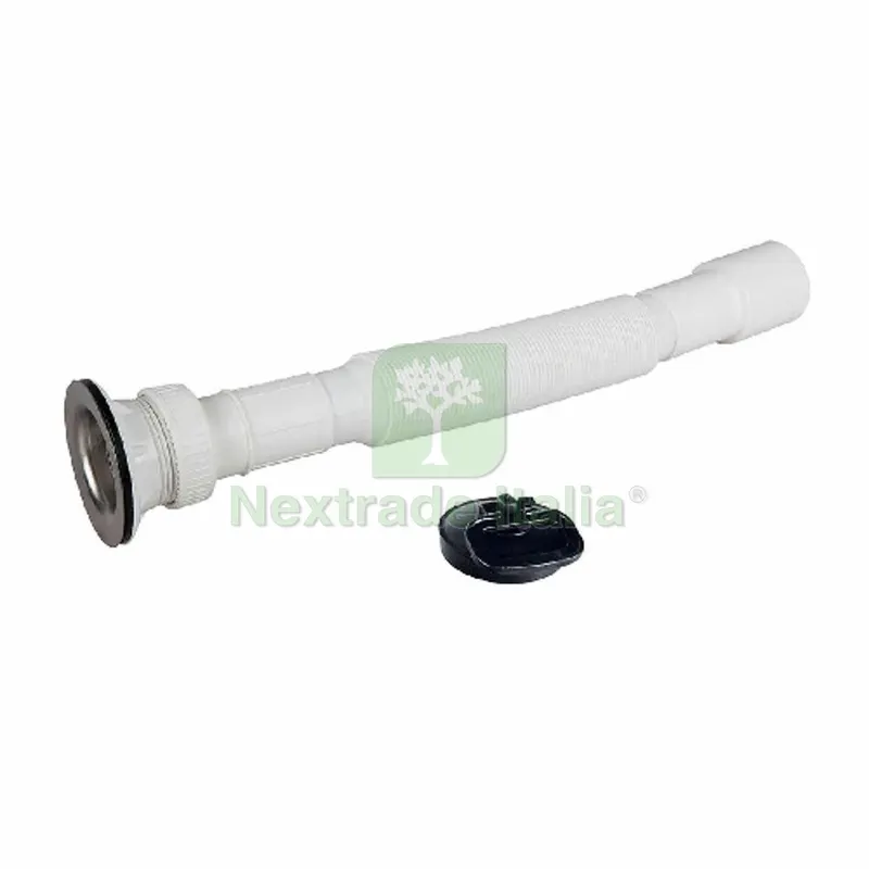 Tubo Estensibile con Piletta 1"1/4 uscita 32-40 Pil. D.65 — Scarichi e sifoni — rif. FERX.DIA371-3693-0765