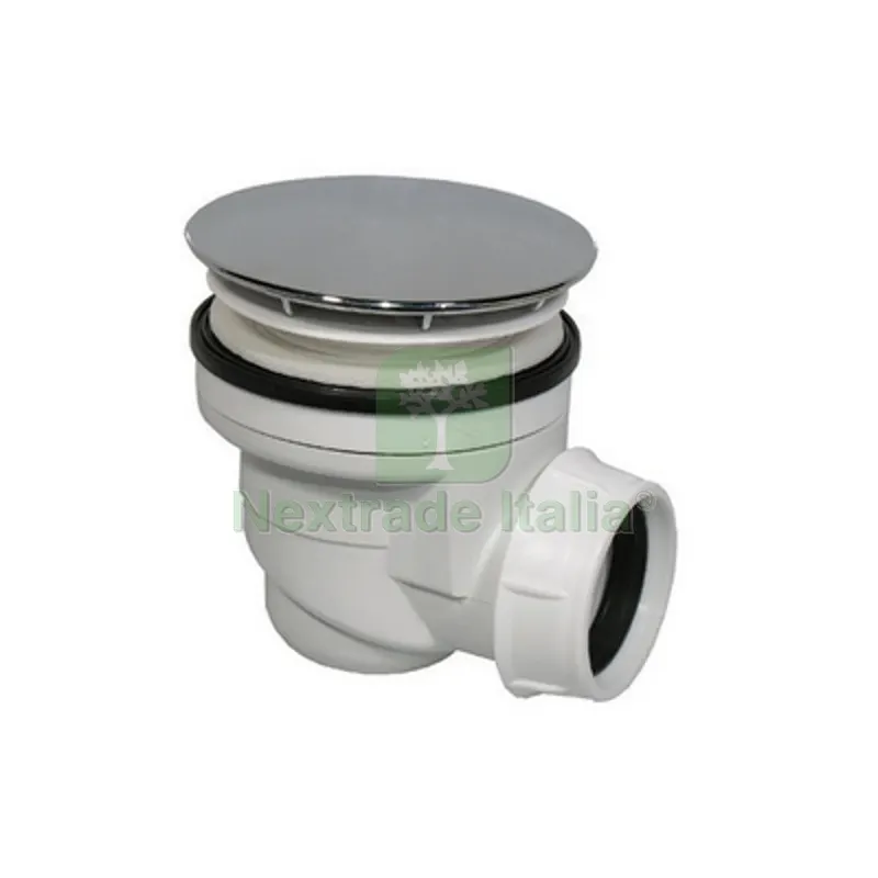 PILETTA SIFONATA PER PIATTI DOCCIA IN PVC Diam. 90 foro grande — Scarichi e sifoni — rif. FERX.DIA371-391-090