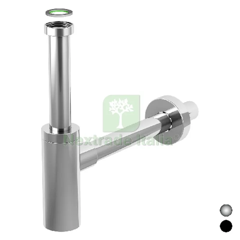 SIFONE D'ARREDO PER LAVABO INOX MATER 1"1/4 x 32 Finitura cromata — Scarichi e sifoni — rif. FERX.DIA371-B0581 SIFONE D'ARREDO PER LAVABO INOX MATER 1"1/4 x 32 Finitura cromata — Scarichi e sifoni — rif. FERX.DIA371-B0581